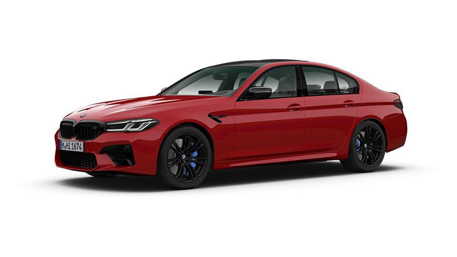 BMW M5 Competition F90 2018, snett från sidan BMW M5 Competition F90 2018, snett från sidan