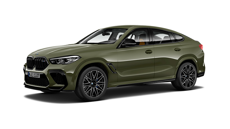 BMW X6 M Competition G06 2019, snett från sidan BMW X6 M Competition G06 2019, snett från sidan