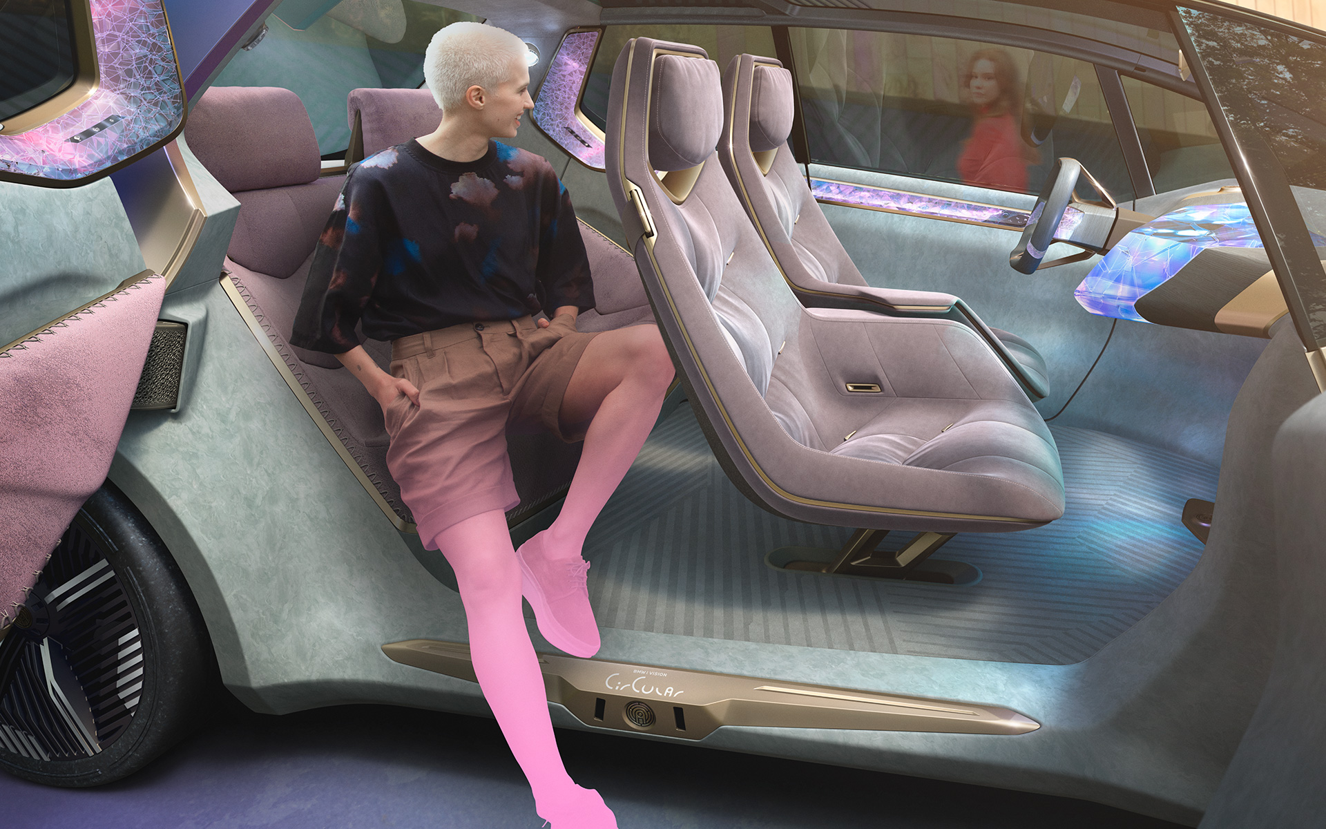 BMW i Vision Circular 2021 visionsfordon impression 3
