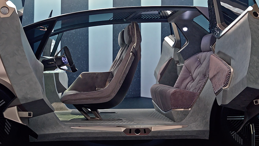 Video interiördesign BMW i Vision Circular 2021 BMW i Vision Circular 2021 visionsfordon interiördesign video