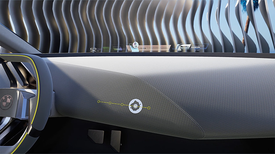 BMW i Vision Dee BMW Mixed Reality Slider BMW i Vision Dee visionsfordon BMW Mixed Reality Slider