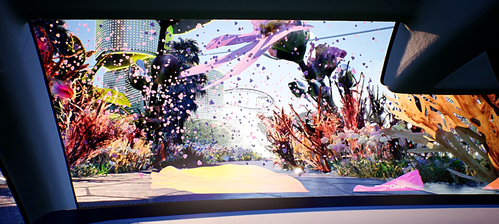 BMW i Vision Dee körupplevelse BMW i Vision Dee visionsfordon körupplevelse