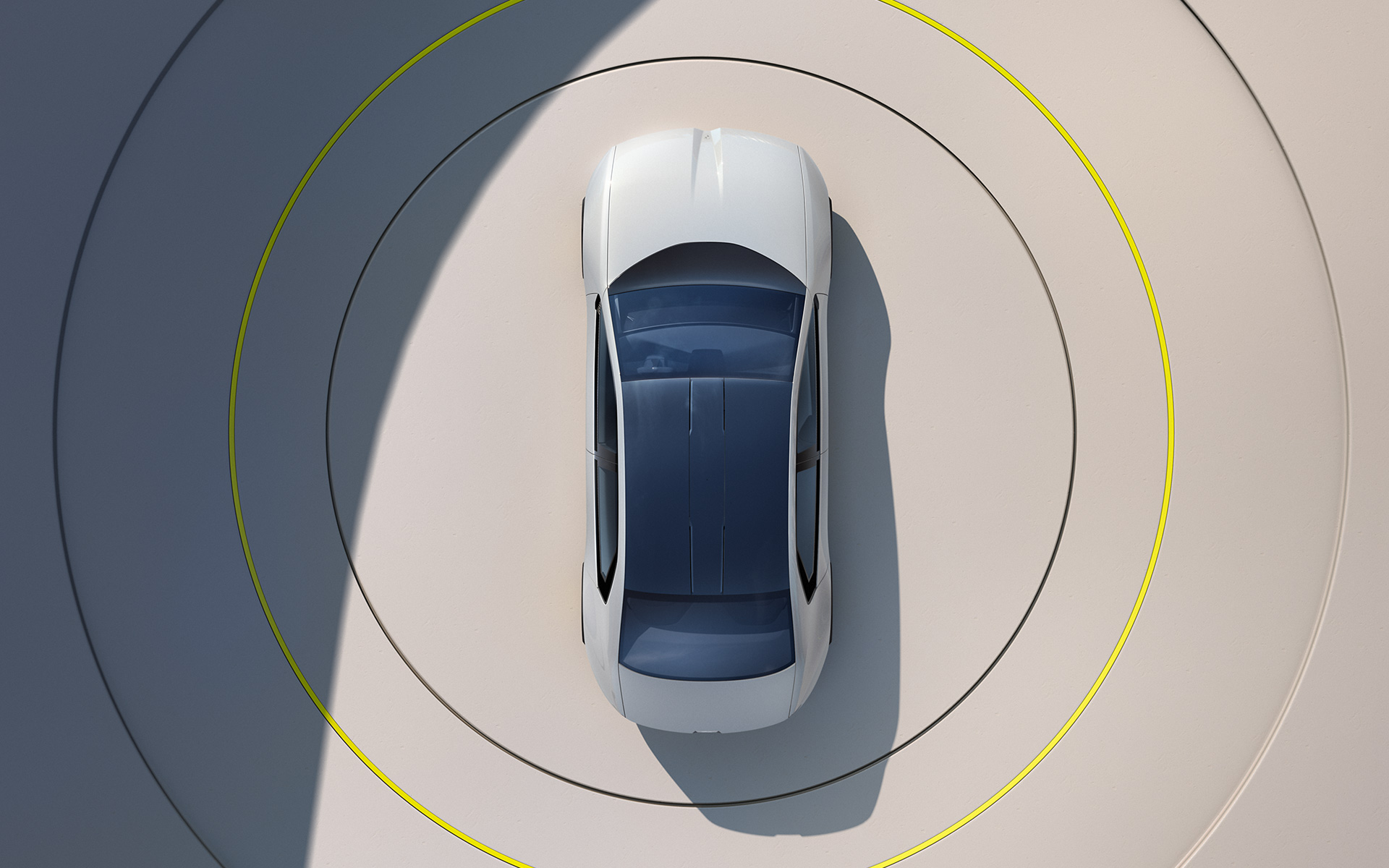 BMW i Vision Dee exteriördesign topshot BMW i Vision Dee visionsfordon exteriördesign topshot