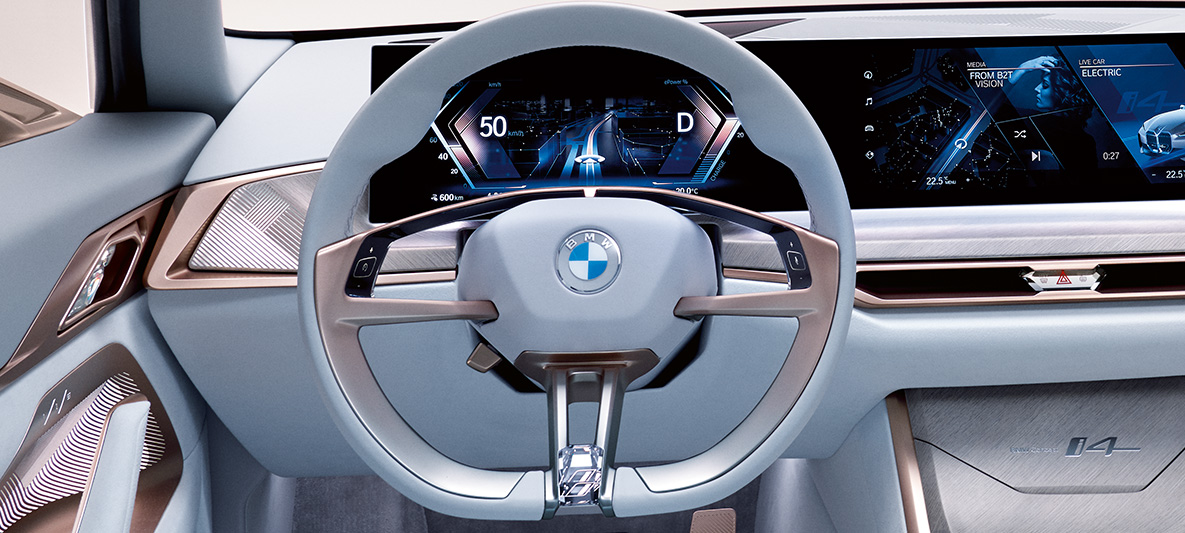 BMW Concept i4 2020 G26 Elbil helt elektriska BMW Gran Coupé Bild 3 BMW Concept i4 2020 G26 Bild 3