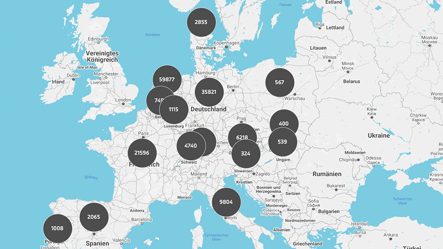 BMW Charging  Ladda enkelt vid över 210 000 laddningspunkter