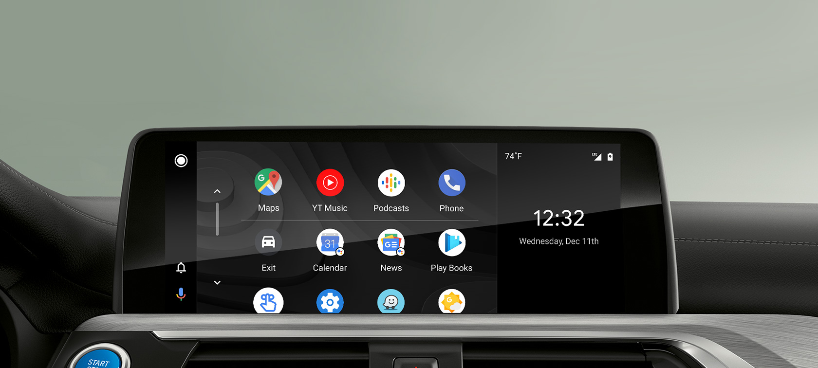 Android Auto Smartphone Integration Android Auto Smartphone Integration Meny i Control Display BMW ConnectedDrive