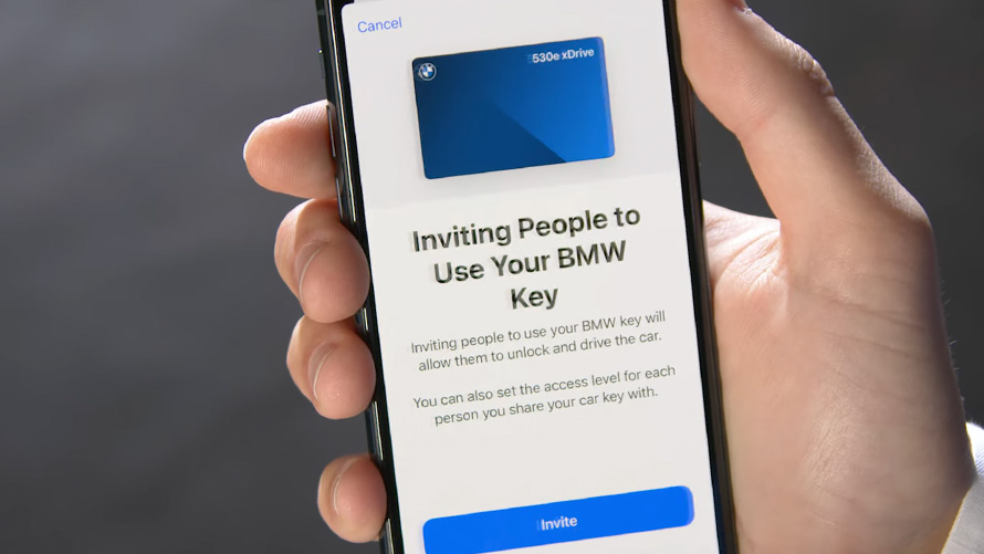 Delning BMW Digital Key video BMW Digital Key Delning video