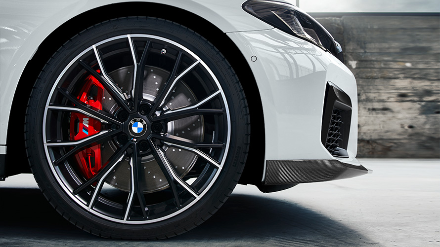 20" M Performance Dubbeleker 669 M Jet Black matt/glanssvarvad, sommarsats BMW höst- och vintertillbehör 20" M Performance dubbeleker 669 M Jet Black matt/glanssvarvad, sommarsats
