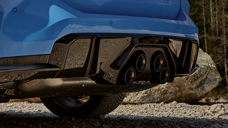 M Performance avgassystem Titan BMW höst- och vintertillbehör M Performance avgassystem Titan