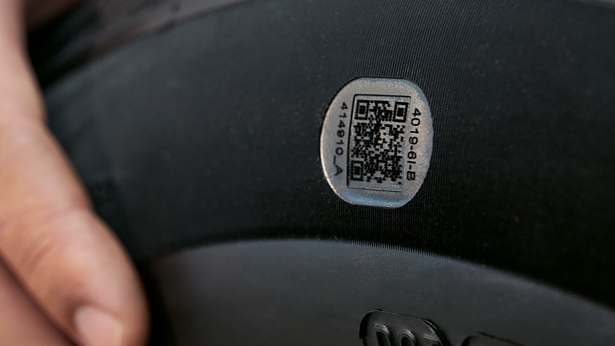 BMW-godkända däck, däck med QR-kod BMW-godkända däck, däck med QR-kod