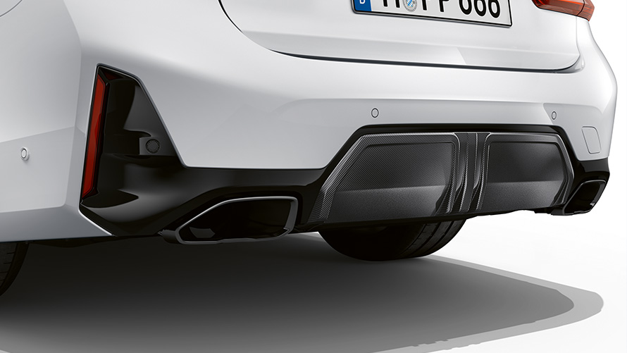 M Performance bakspoiler BMW M Performance Parts M Performance bakspoiler BMW M Performance Parts närbild
