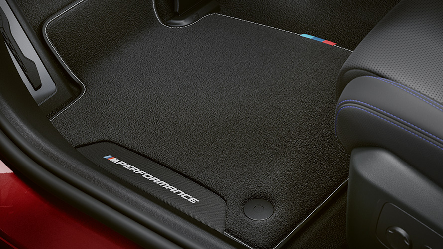 BMW M Performance Parts BMW i5 G60 M Performance golvmattor BMW M Performance Parts 2023 BMW i5 G60 M Performance golvmattor