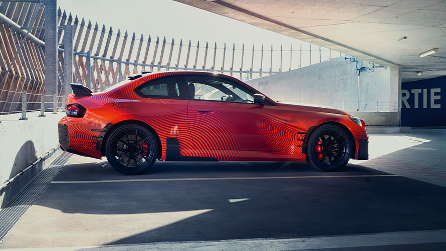 M Performance tröskelbreddare kolfiber höger BMW M Performance Parts BMW G87 M Performance tröskelbreddare kolfiber höger