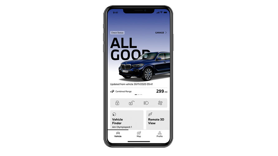 My BMW App - Vehicle My BMW App - Vehicle
