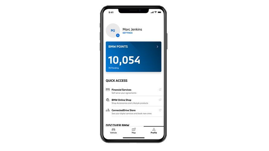 My BMW App - Points My BMW App - Points