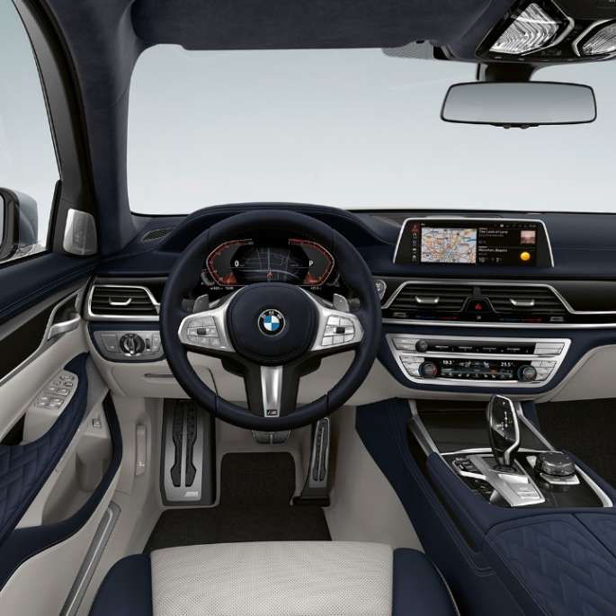 BMW 7-serie sedan M Sportpaket, interiör BMW 7-serie sedan M Sportpaket interiör