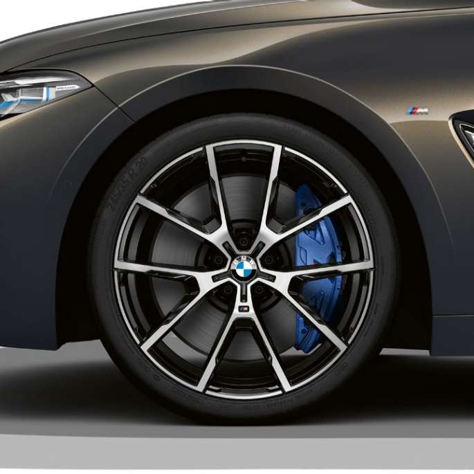 BMW M850i xDrive, Dravit Grey metallic, 20" M lättmetallfälgar Y-eker 728.