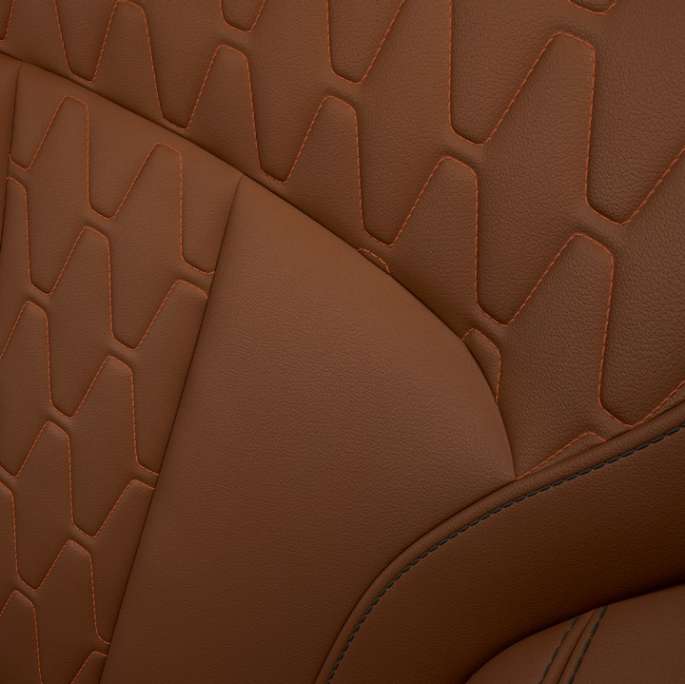 BMW X7 M Sport, lättmetallfälg Närbild på klädseldesignen hos BMW X7 i utförandet M Sport